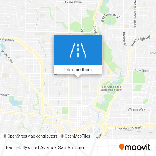 East Hollywood Avenue map