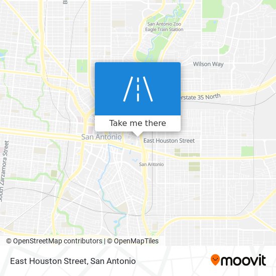 East Houston Street map