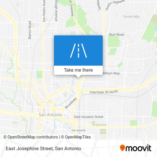 East Josephine Street map