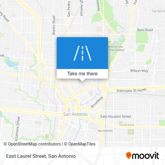 East Laurel Street map