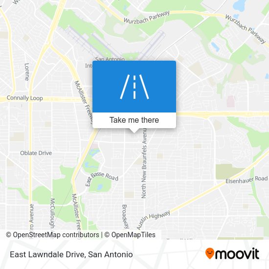 Mapa de East Lawndale Drive