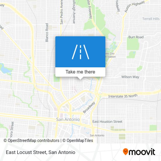 East Locust Street map