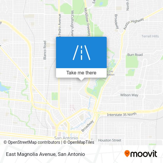 Mapa de East Magnolia Avenue