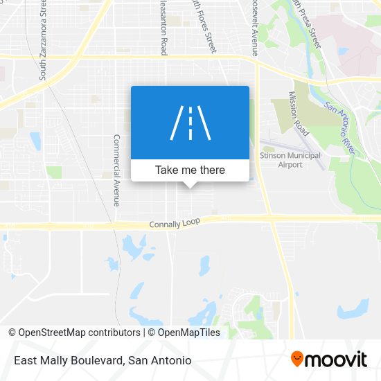 East Mally Boulevard map