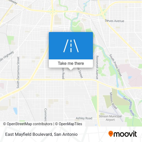 East Mayfield Boulevard map