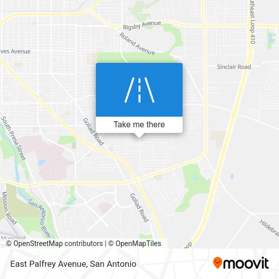 East Palfrey Avenue map