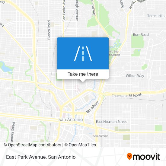 East Park Avenue map