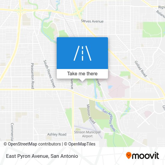 Mapa de East Pyron Avenue