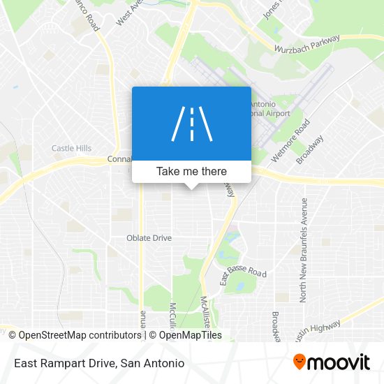 East Rampart Drive map