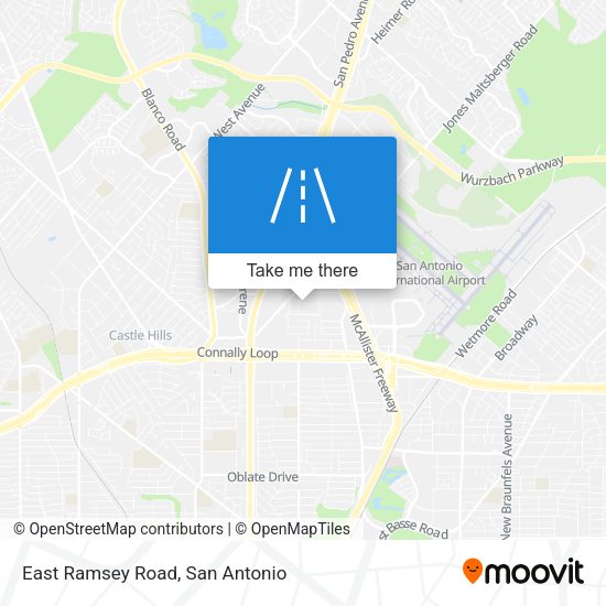 East Ramsey Road map