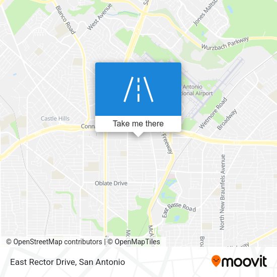 East Rector Drive map