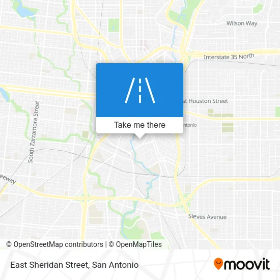 East Sheridan Street map
