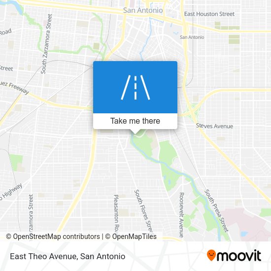 Mapa de East Theo Avenue