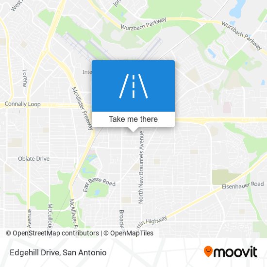 Edgehill Drive map