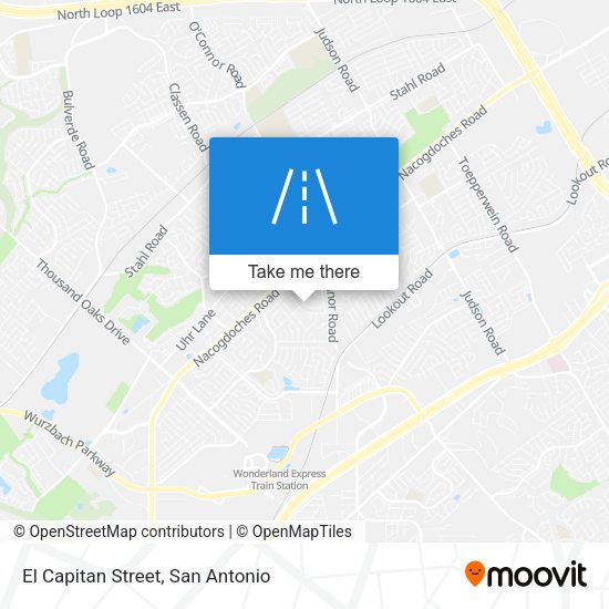 Mapa de El Capitan Street