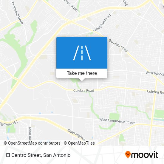 Mapa de El Centro Street