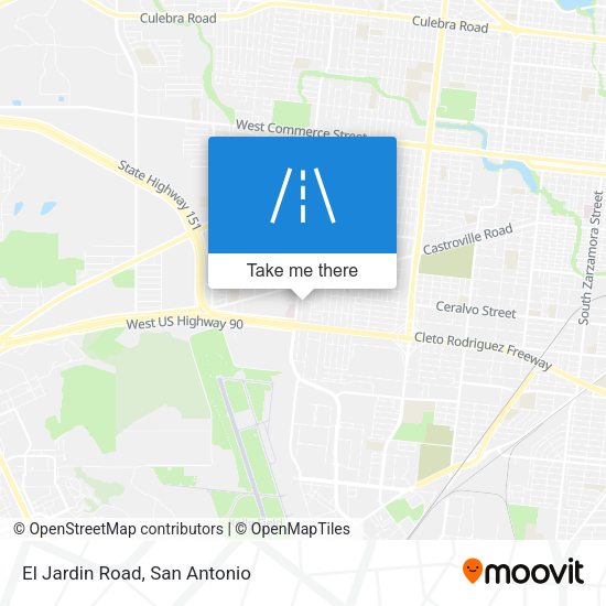 El Jardin Road map