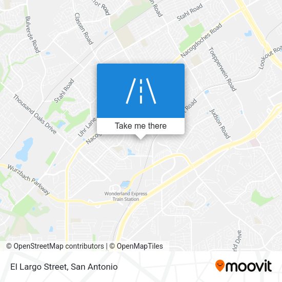 Mapa de El Largo Street
