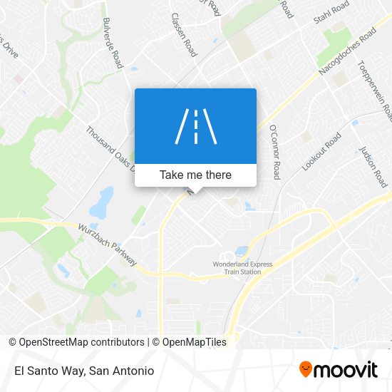 Mapa de El Santo Way