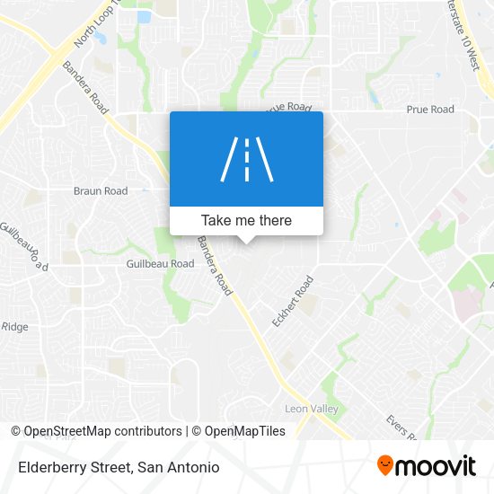 Mapa de Elderberry Street