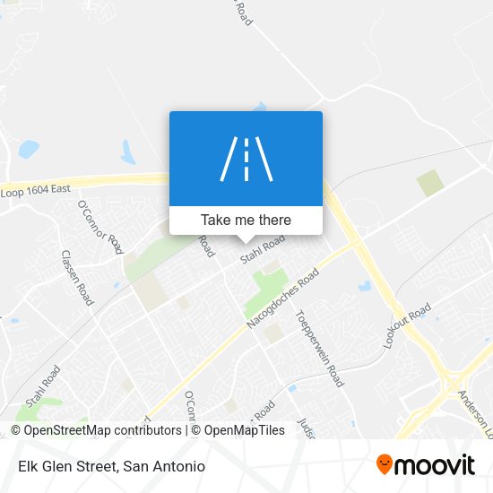 Elk Glen Street map