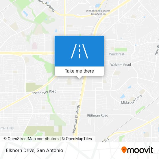 Mapa de Elkhorn Drive