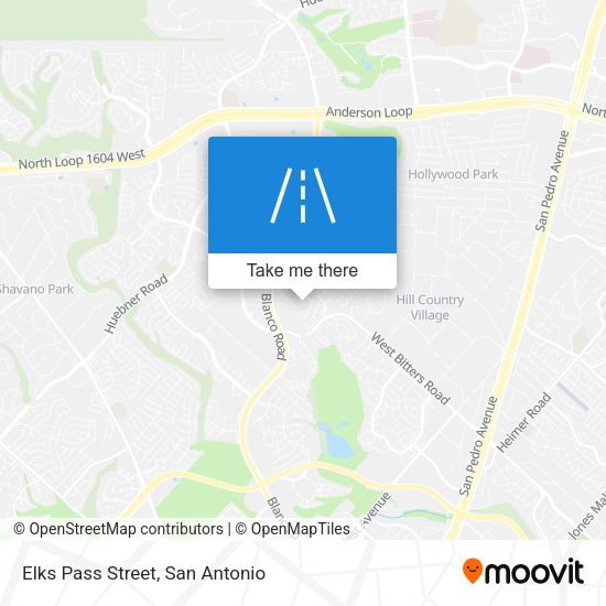 Mapa de Elks Pass Street