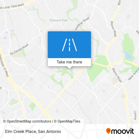 Elm Creek Place map