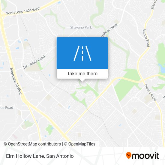 Mapa de Elm Hollow Lane