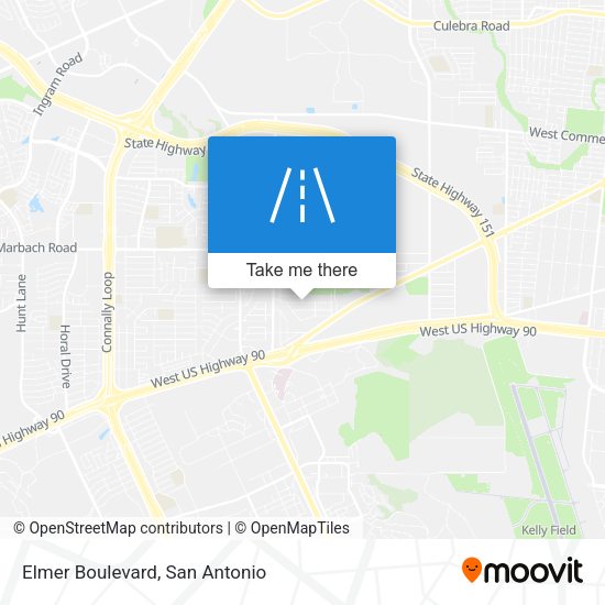 Elmer Boulevard map