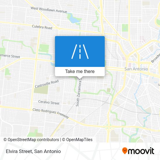 Mapa de Elvira Street