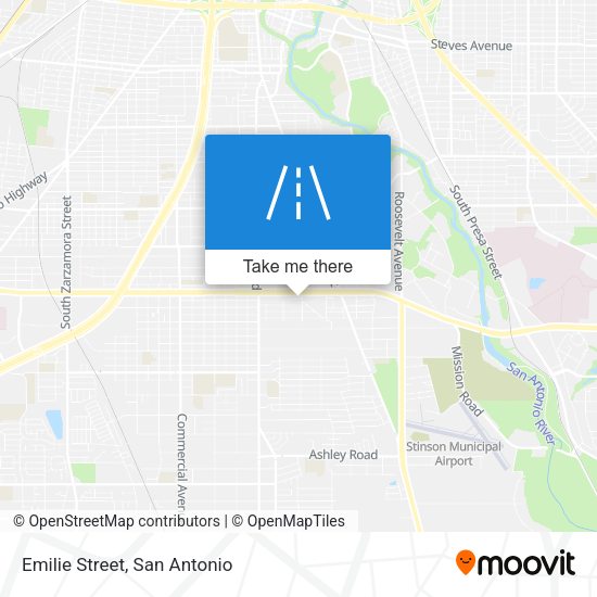 Mapa de Emilie Street
