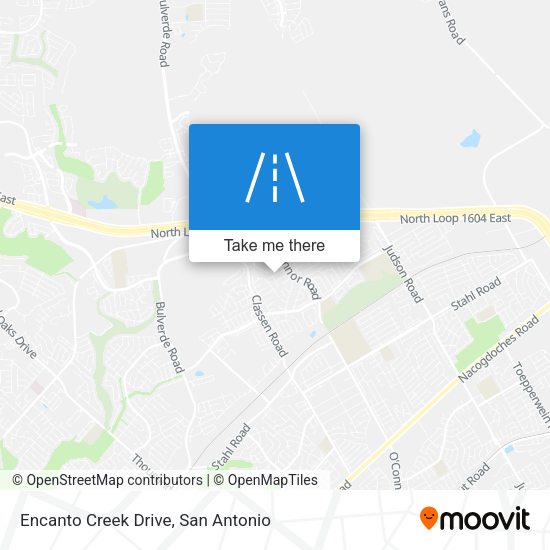 Encanto Creek Drive map