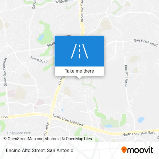 Encino Alto Street map