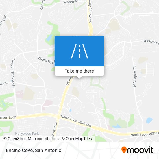 Mapa de Encino Cove