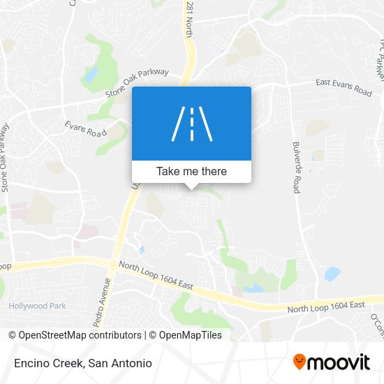 Mapa de Encino Creek