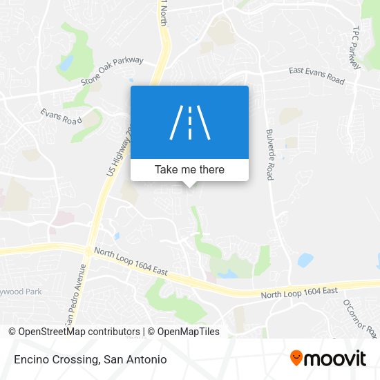 Mapa de Encino Crossing