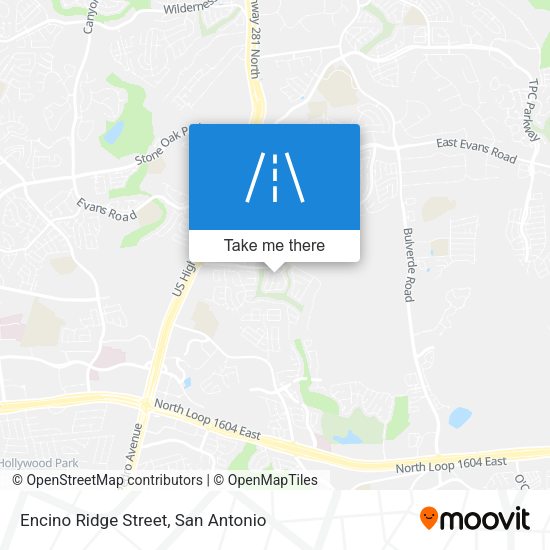 Mapa de Encino Ridge Street