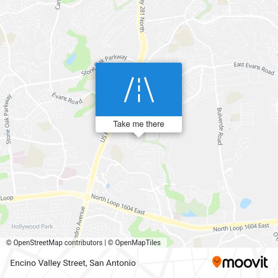 Encino Valley Street map