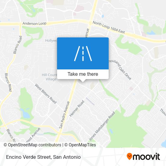 Encino Verde Street map