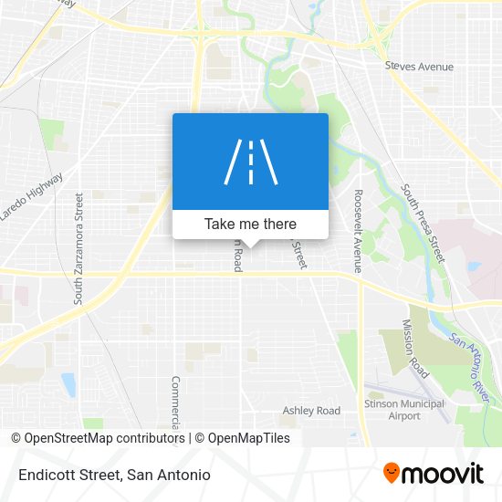 Endicott Street map