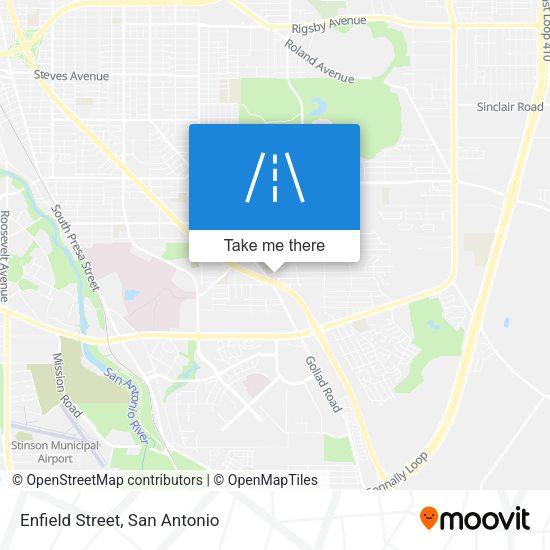 Enfield Street map