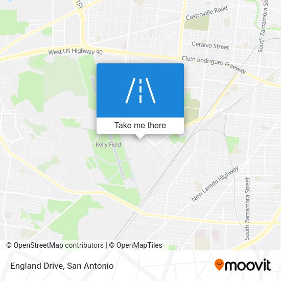 England Drive map