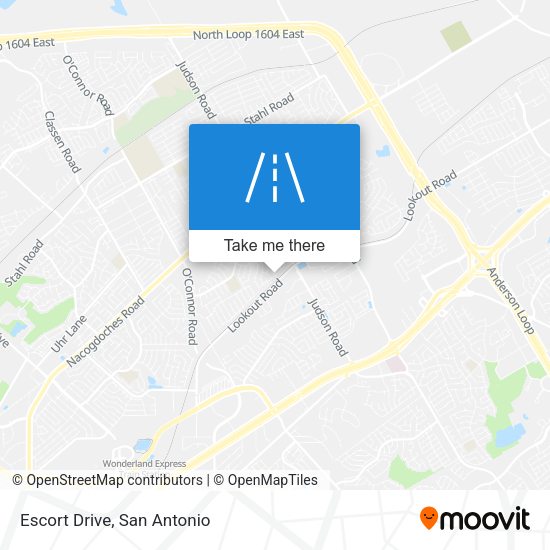 Mapa de Escort Drive