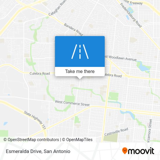 Esmeralda Drive map