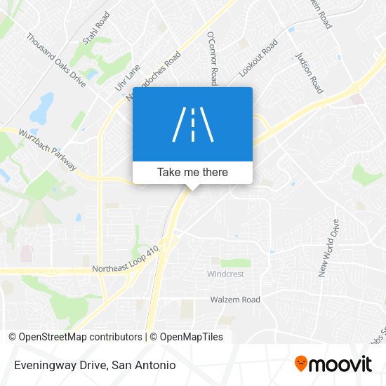 Mapa de Eveningway Drive