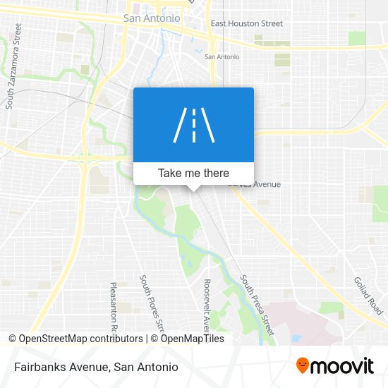 Fairbanks Avenue map