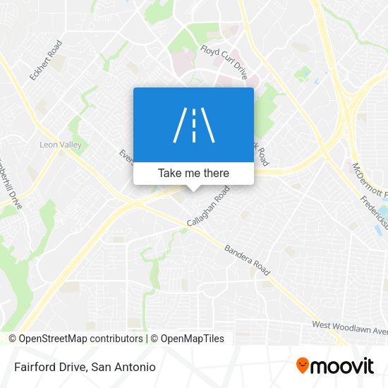 Fairford Drive map