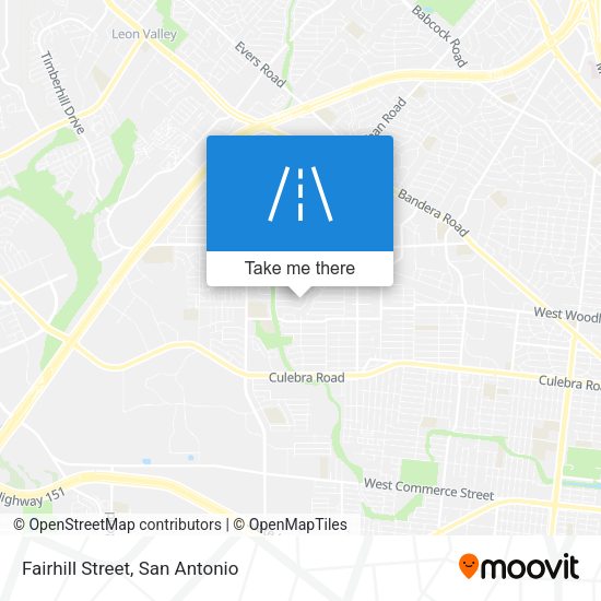 Fairhill Street map