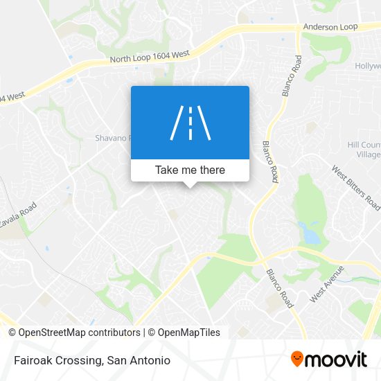 Fairoak Crossing map